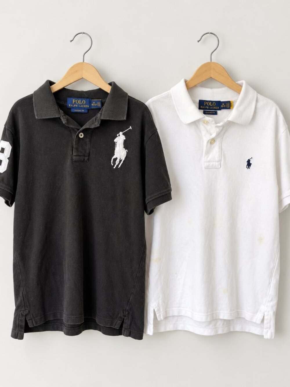 Polo Ralph Lauren Boys Polo Shirts Lot of 2 – Size M 10-12 – Big Pony